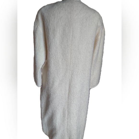 Rare Vintage Talbots Wool/Mohair Cream Coat - Picture 4 of 6